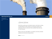 Tablet Screenshot of boilerroomservices.com